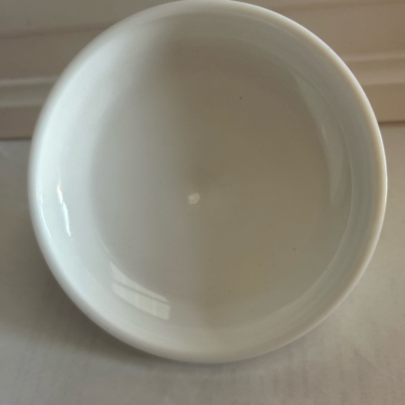 Vintage Indiana milk glass Colony Harvest Grape canister with lid. Large. - Picture 5 of 5